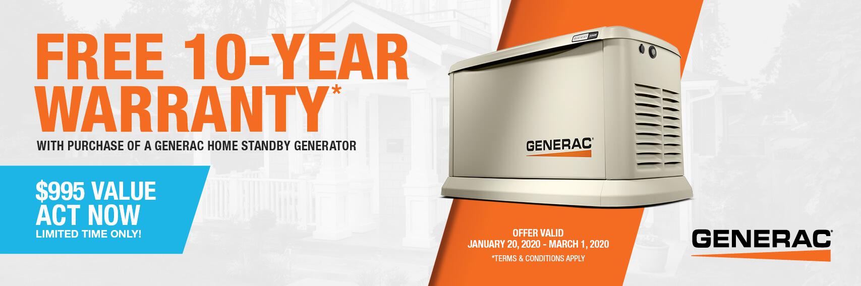 Homestandby Generator Deal | Warranty Offer | Generac Dealer | Clarkston, MI